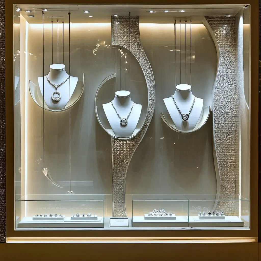 Neck Displays for Different Jewellery Types