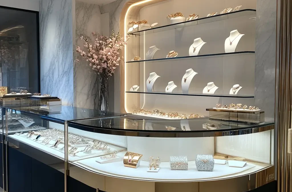 How to Combine Jewellery Displays and Store Decor for a Seamless Look