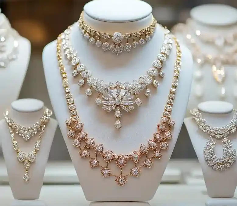 Designing Necklace Displays for Bridal Jewellery Collections