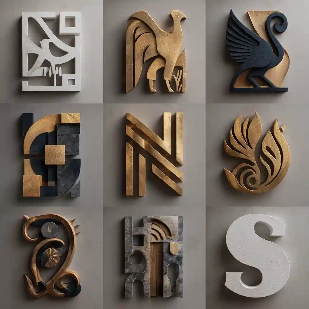 3d printed signages and logos